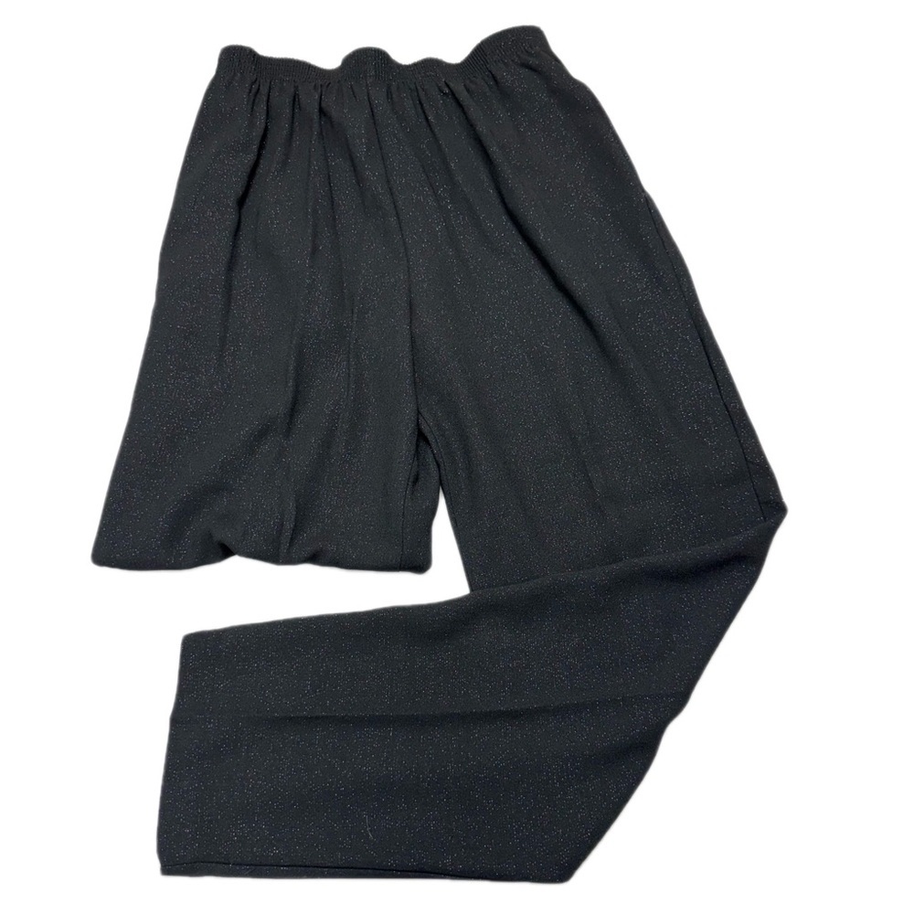 BonWorth Women’s  Black Dress Pants W Sparkle Detail Size S